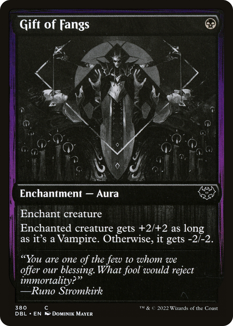 Gift of Fangs (380) [Innistrad: Double Feature] foil - Deck Out Gaming