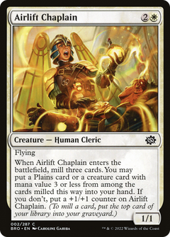 Airlift Chaplain (2) [The Brothers' War] - Deck Out Gaming
