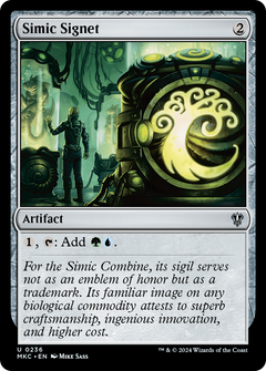 Simic Signet (236) [Murders at Karlov Manor Commander] - Deck Out Gaming