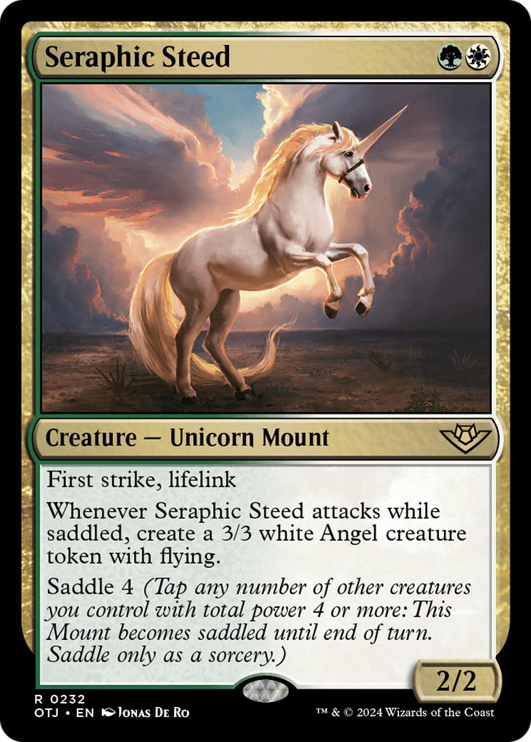 Seraphic Steed (232) [Outlaws of Thunder Junction] - Deck Out Gaming