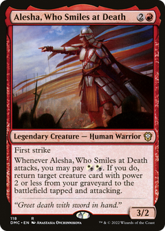 Alesha, Who Smiles at Death (118) [Commander: Dominaria United] - Deck Out Gaming