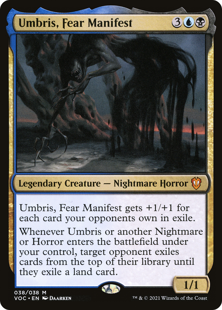 Umbris, Fear Manifest (38) [Commander: Innistrad: Crimson Vow] - Deck Out Gaming
