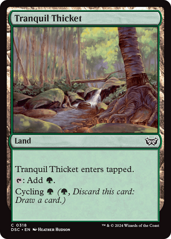 Tranquil Thicket (318) [Duskmourn: House of Horror Commander] - Deck Out Gaming