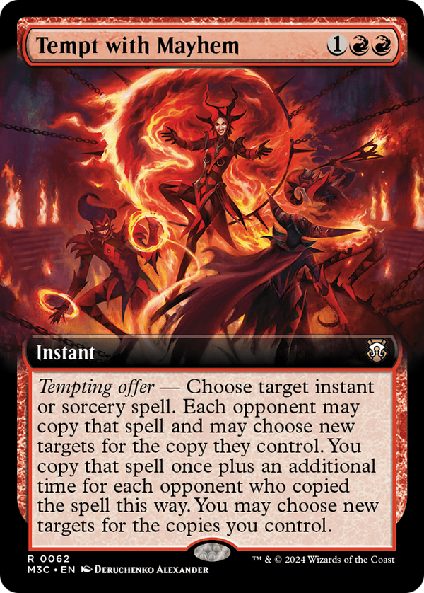 Tempt with Mayhem (Extended Art) (62) [Modern Horizons 3 Commander] - Deck Out Gaming