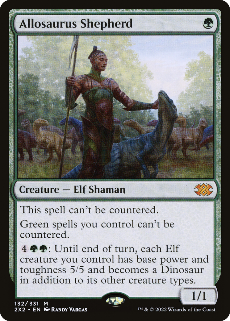 Allosaurus Shepherd (132) [Double Masters 2022] - Deck Out Gaming