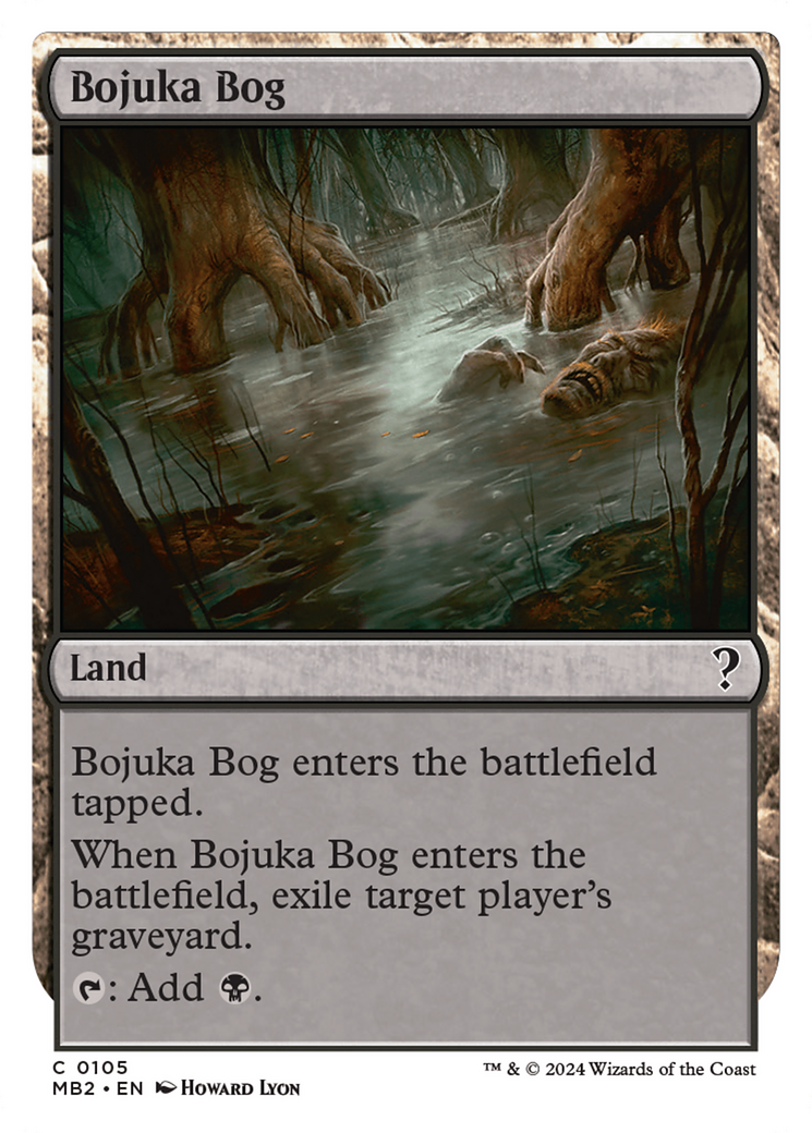 Bojuka Bog (White Border) (105) [Mystery Booster 2] - Deck Out Gaming