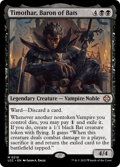 Timothar, Baron of Bats (210) [The Lost Caverns of Ixalan Commander] - Deck Out Gaming