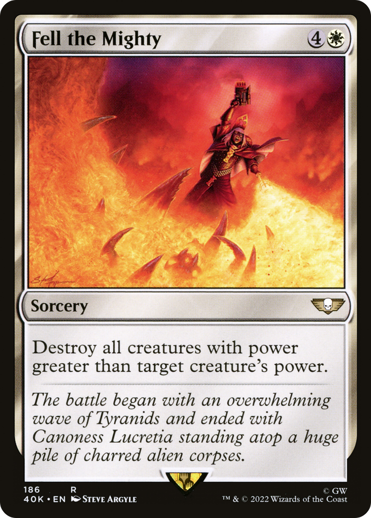 Fell the Mighty (186) [Warhammer 40,000 Commander] - Deck Out Gaming