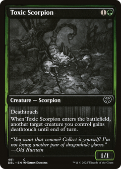 Toxic Scorpion (491) [Innistrad: Double Feature] foil - Deck Out Gaming