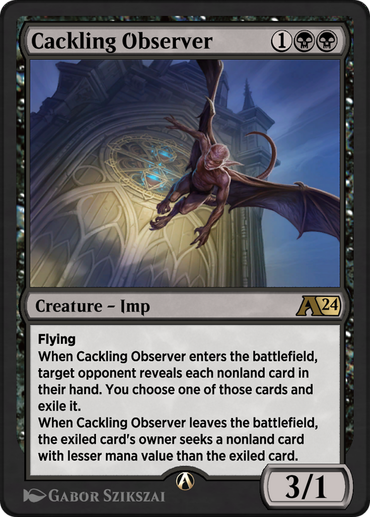 Cackling Observer (9) [Alchemy: Murders at Karlov Manor ] - Deck Out Gaming