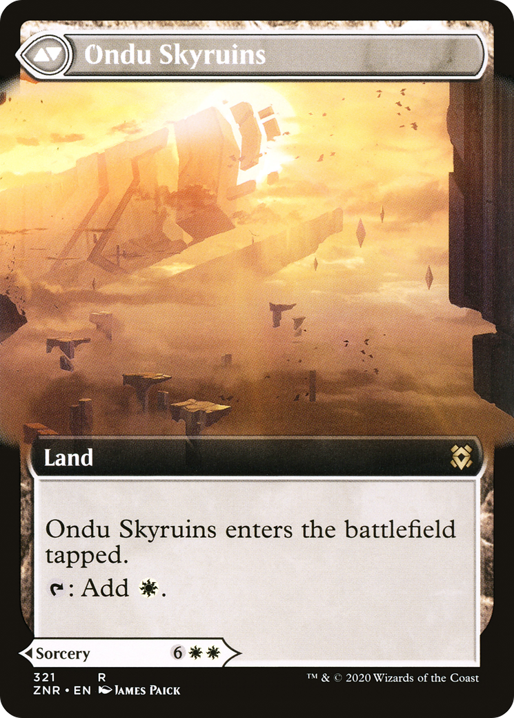 Ondu Inversion (Extended Art) (321) [Zendikar Rising] foil - Deck Out Gaming