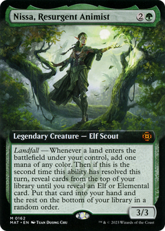Nissa, Resurgent Animist (Extended Art) (162) [March of the Machine: The Aftermath] - Deck Out Gaming