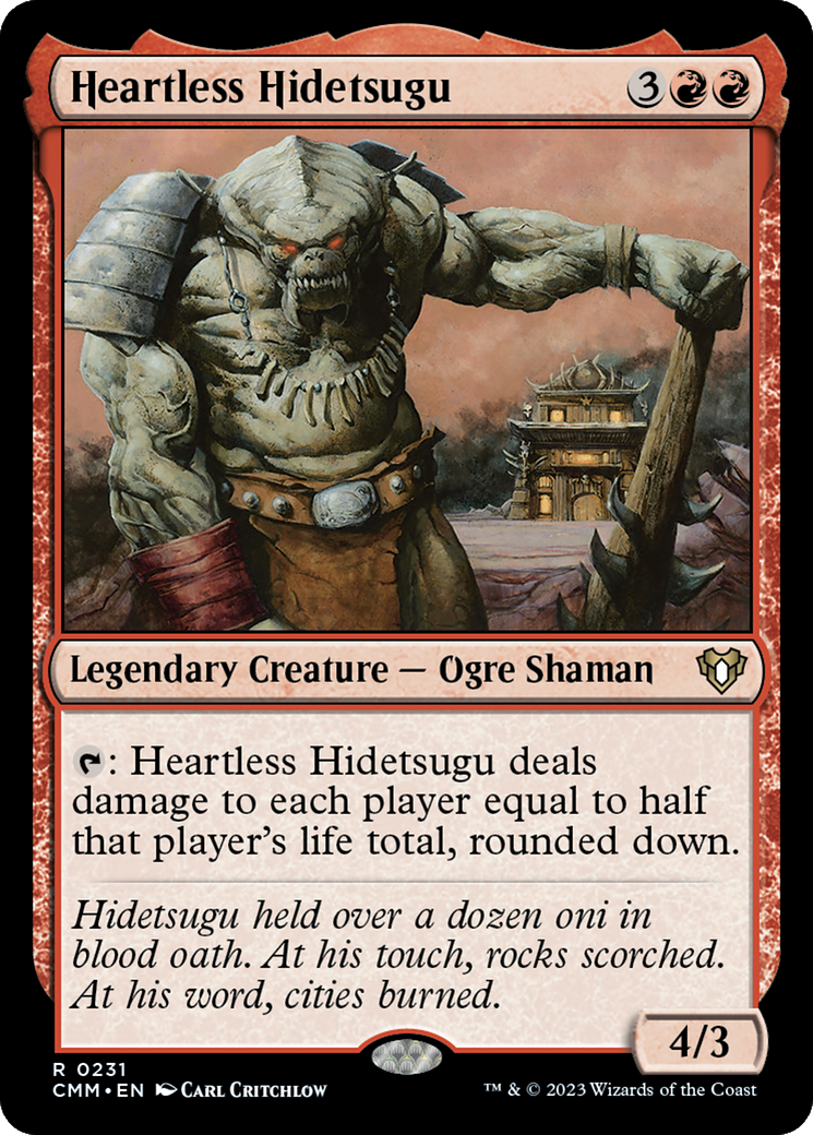 Heartless Hidetsugu (231) [Commander Masters] - Deck Out Gaming