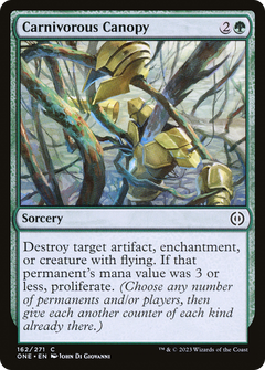 Carnivorous Canopy (162) [Phyrexia: All Will Be One] foil - Deck Out Gaming