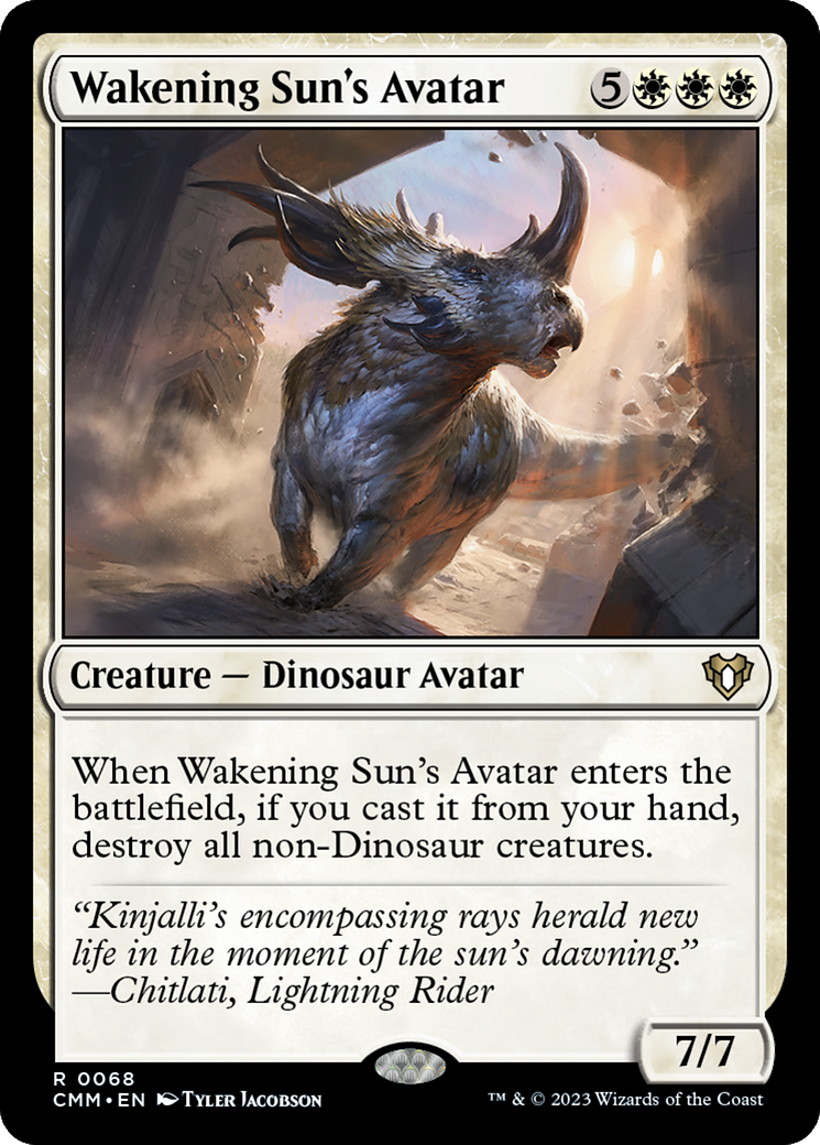 Wakening Sun's Avatar (68) [Commander Masters] foil - Deck Out Gaming