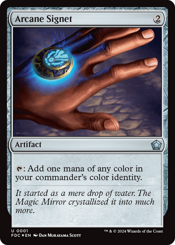 Arcane Signet (1) [Foundations Commander] foil - Deck Out Gaming