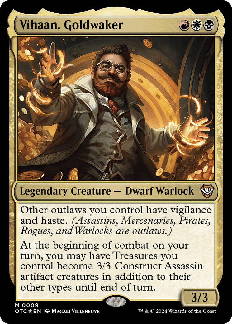 Vihaan, Goldwaker (8) [Outlaws of Thunder Junction Commander] foil - Deck Out Gaming