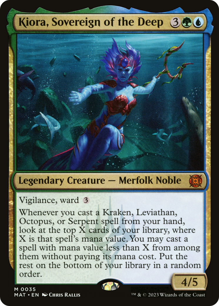 Kiora, Sovereign of the Deep (35) [March of the Machine: The Aftermath] foil - Deck Out Gaming