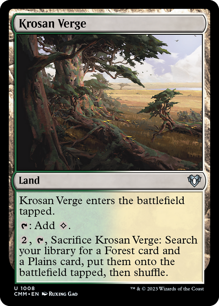 Krosan Verge (1008) [Commander Masters] - Deck Out Gaming