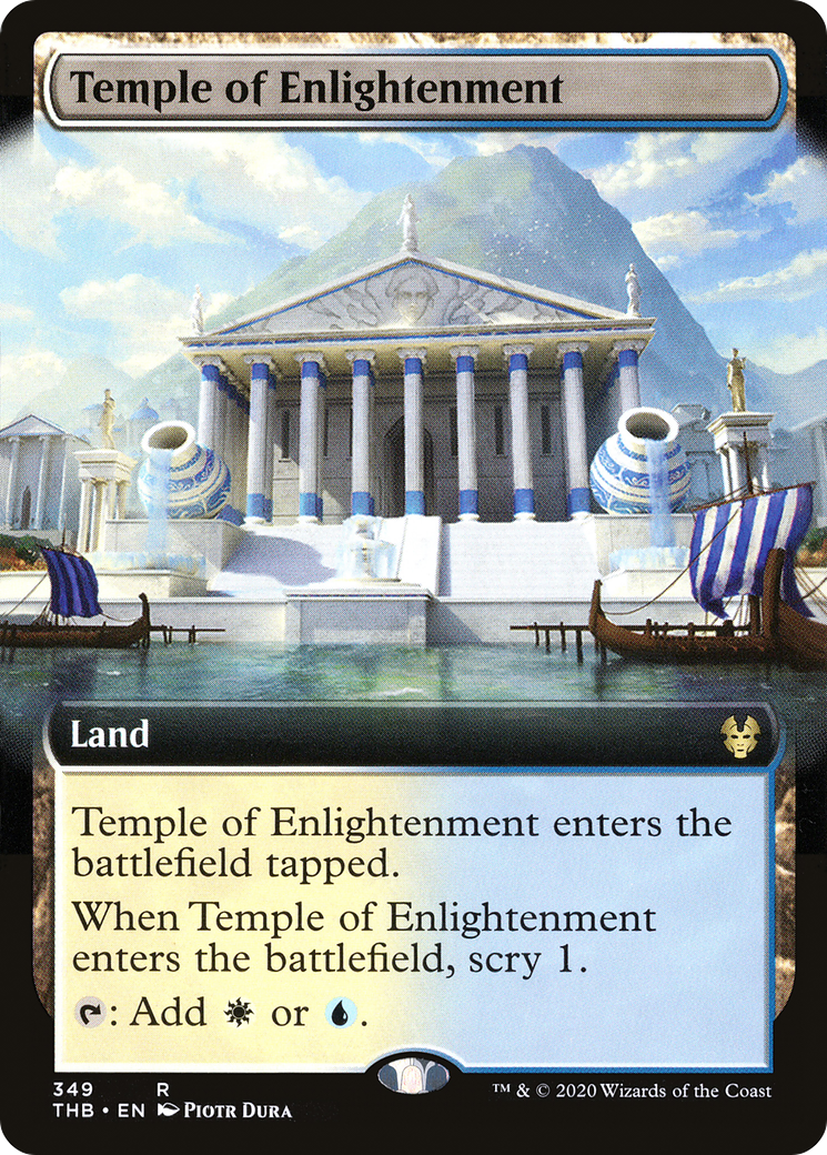 Temple of Enlightenment (Extended Art) (349) [Theros Beyond Death] foil - Deck Out Gaming