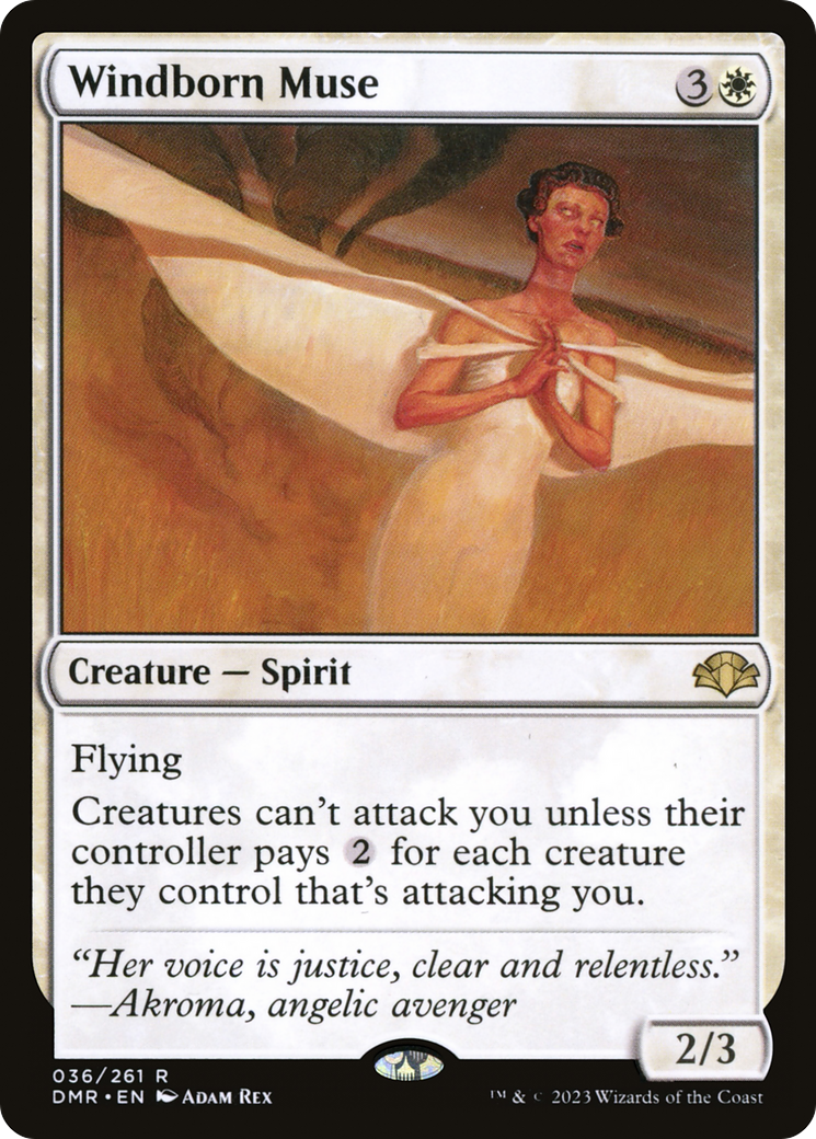 Windborn Muse (36) [Dominaria Remastered] foil - Deck Out Gaming