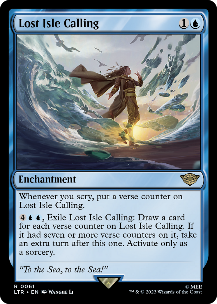 Lost Isle Calling (61) [The Lord of the Rings: Tales of Middle-earth] foil - Deck Out Gaming