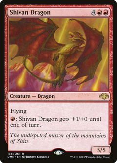 Shivan Dragon (135) [Dominaria Remastered] foil - Deck Out Gaming