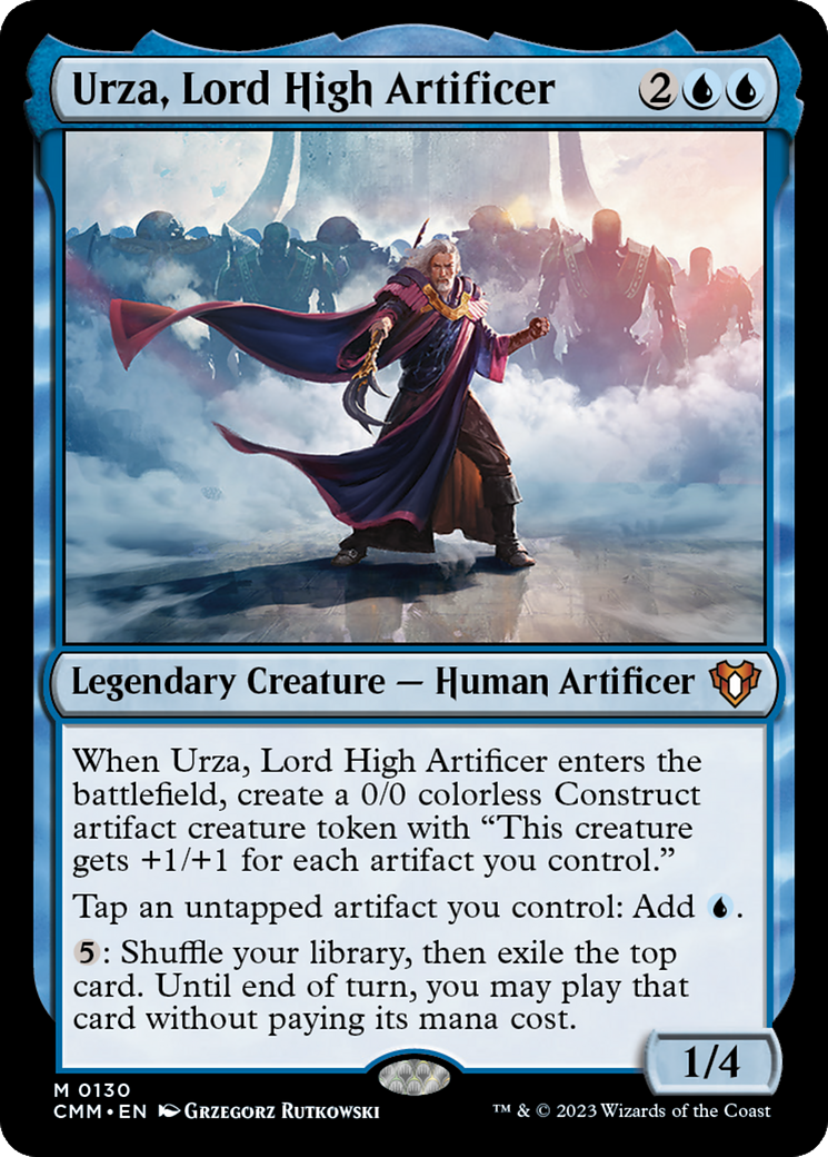 Urza, Lord High Artificer (130) [Commander Masters] - Deck Out Gaming
