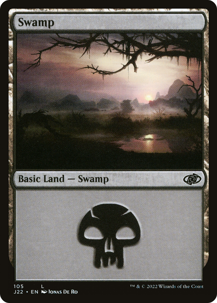 Swamp (105) (105) [Jumpstart 2022] - Deck Out Gaming