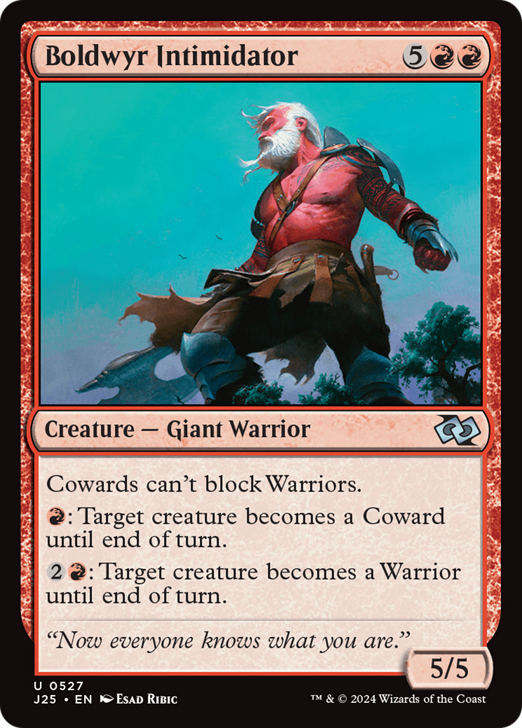 Boldwyr Intimidator (527) [Foundations Jumpstart] - Deck Out Gaming