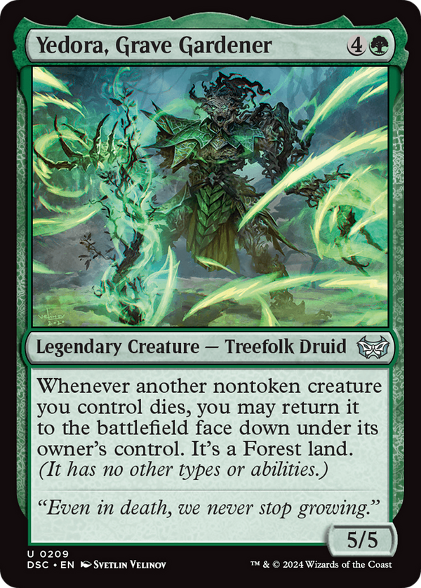 Yedora, Grave Gardener (209) [Duskmourn: House of Horror Commander] - Deck Out Gaming