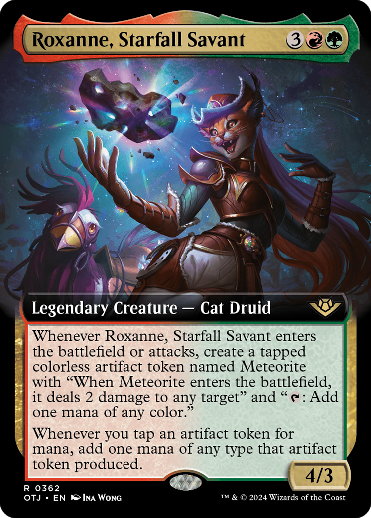 Roxanne, Starfall Savant (Extended Art) (362) [Outlaws of Thunder Junction] - Deck Out Gaming