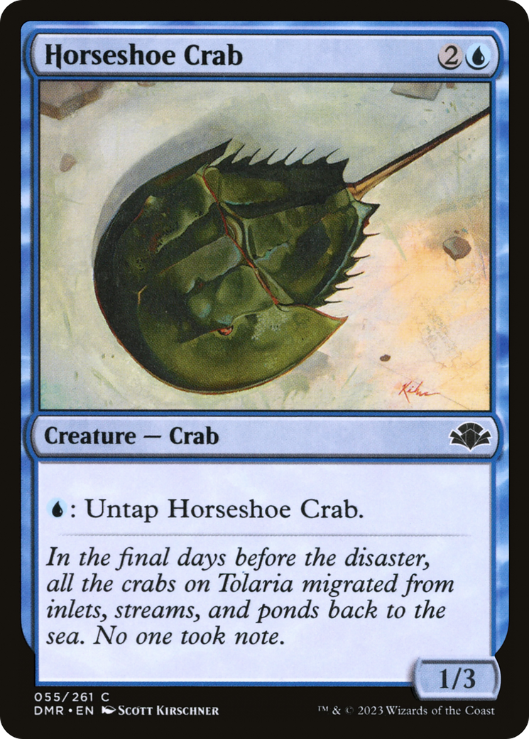 Horseshoe Crab (55) [Dominaria Remastered] foil - Deck Out Gaming