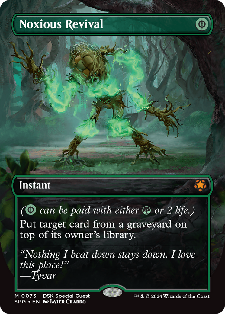 Noxious Revival (Borderless) (73) [Special Guests] foil - Deck Out Gaming