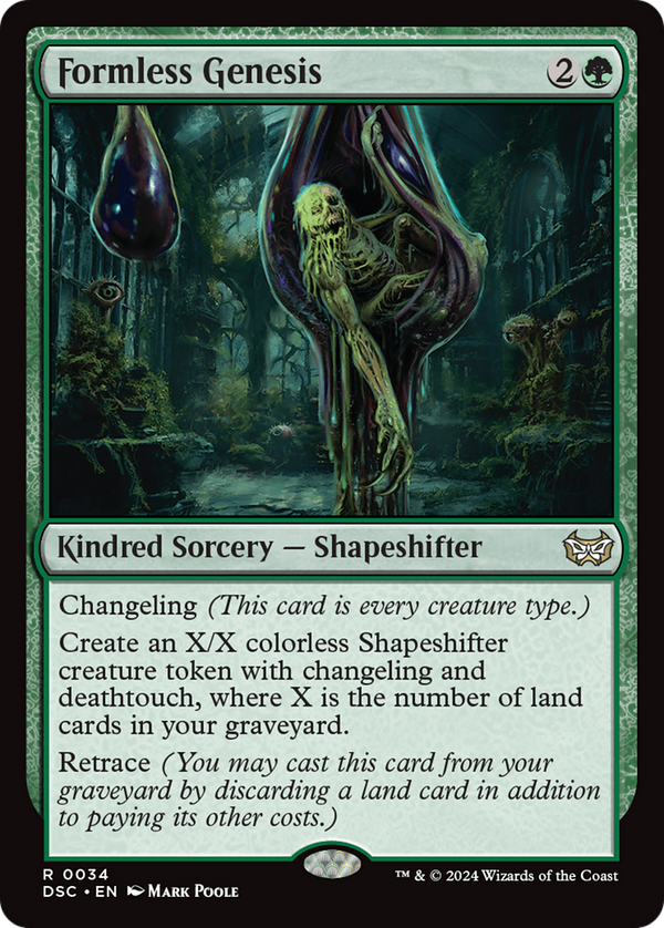 Formless Genesis (34) [Duskmourn: House of Horror Commander] - Deck Out Gaming