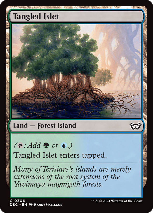 Tangled Islet (306) [Duskmourn: House of Horror Commander] - Deck Out Gaming