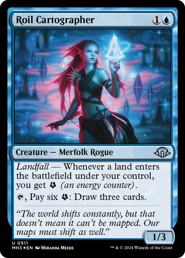 Roil Cartographer (Ripple Foil) (511) [Modern Horizons 3] foil - Deck Out Gaming