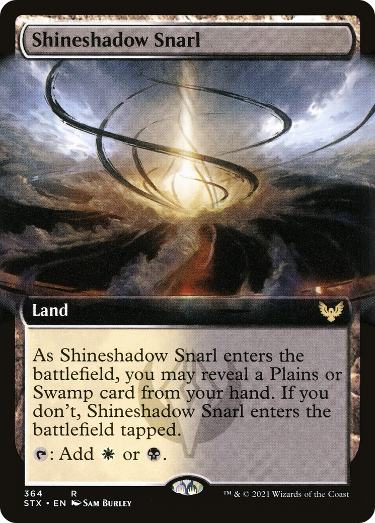 Shineshadow Snarl (Extended Art) (364) [Strixhaven: School of Mages] - Deck Out Gaming