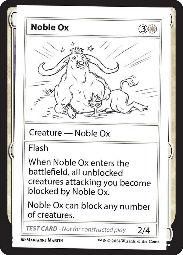 Noble Ox () [Mystery Booster 2] - Deck Out Gaming