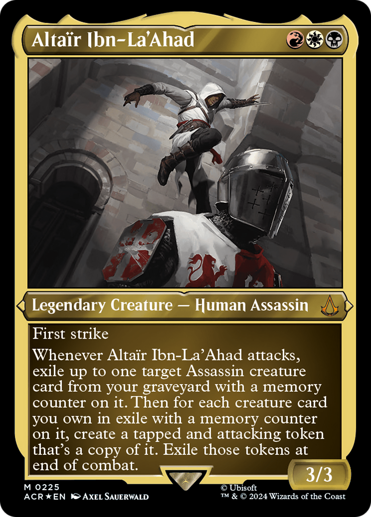 Altaïr Ibn-La'Ahad (225) [Assassin's Creed] etched - Deck Out Gaming