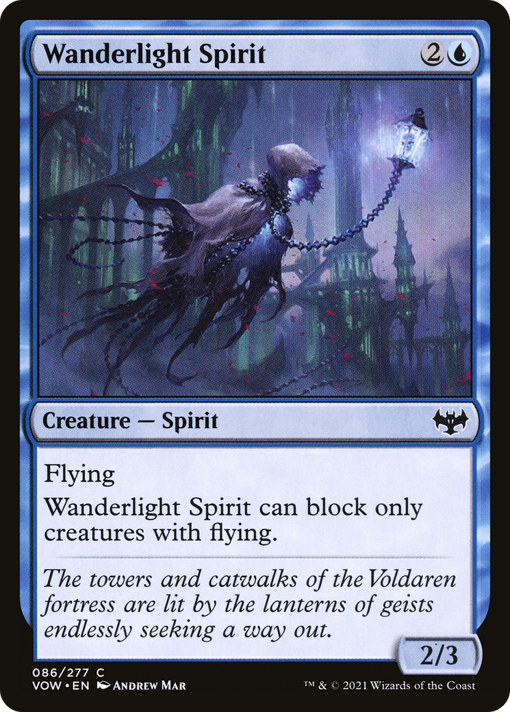Wanderlight Spirit (86) [Innistrad: Crimson Vow] foil - Deck Out Gaming