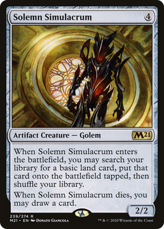 Solemn Simulacrum (239) [Core Set 2021] foil - Deck Out Gaming