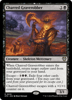 Charred Graverobber (19) [Outlaws of Thunder Junction Commander] - Deck Out Gaming