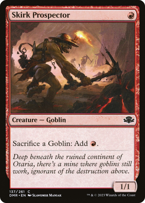 Skirk Prospector (137) [Dominaria Remastered] foil - Deck Out Gaming