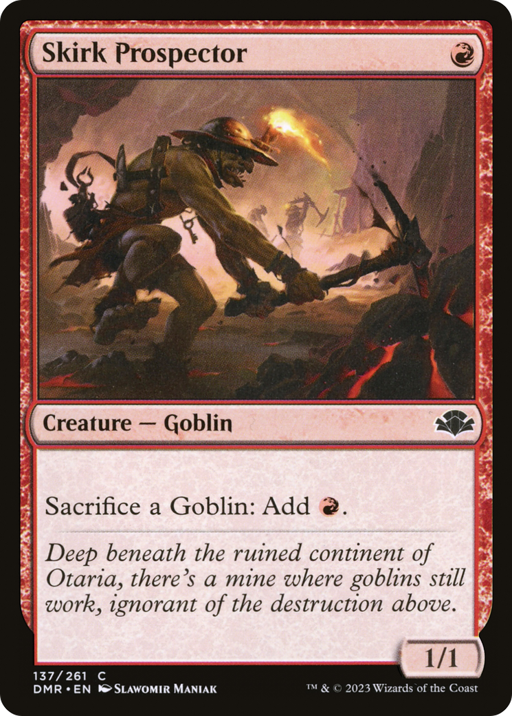 Skirk Prospector (137) [Dominaria Remastered] foil - Deck Out Gaming