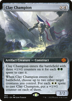 Clay Champion (Extended Art) (362) [The Brothers' War] foil - Deck Out Gaming