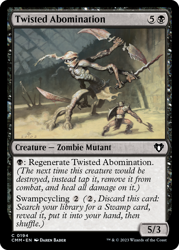 Twisted Abomination (194) [Commander Masters] foil - Deck Out Gaming