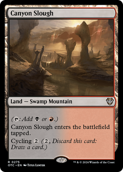 Canyon Slough (275) [Outlaws of Thunder Junction Commander] - Deck Out Gaming