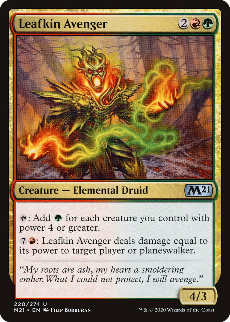 Leafkin Avenger (220) [Core Set 2021] foil - Deck Out Gaming