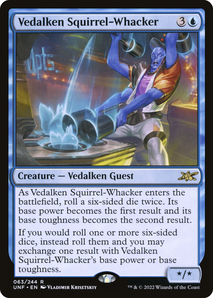 Vedalken Squirrel-Whacker (63) [Unfinity] - Deck Out Gaming